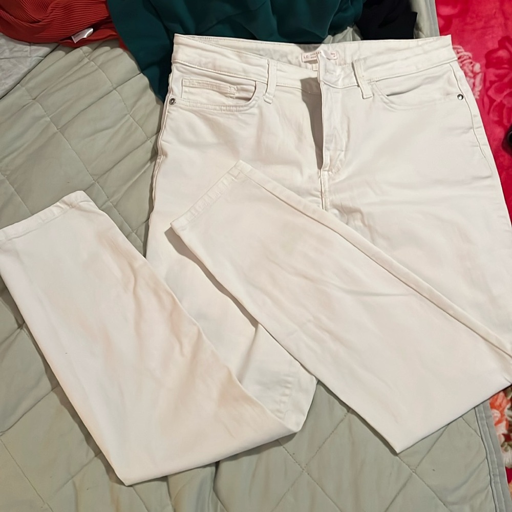 Lauren Conrad skinny jeans a Off white size 14 EUC